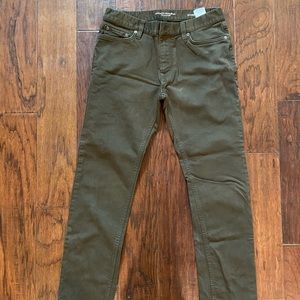 Banana Republic Slim Fit Traveler Pant Green 31x30